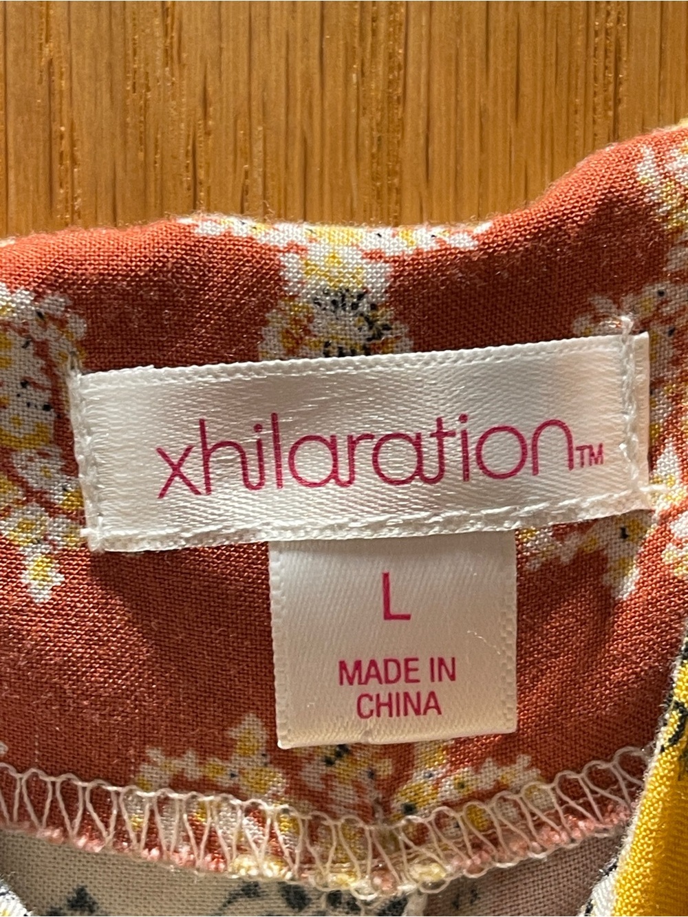 Xhilaration Yellow Multi Patchwork Print Jumpsuit | Size Large| Boho Summer - Picture 3 of 7